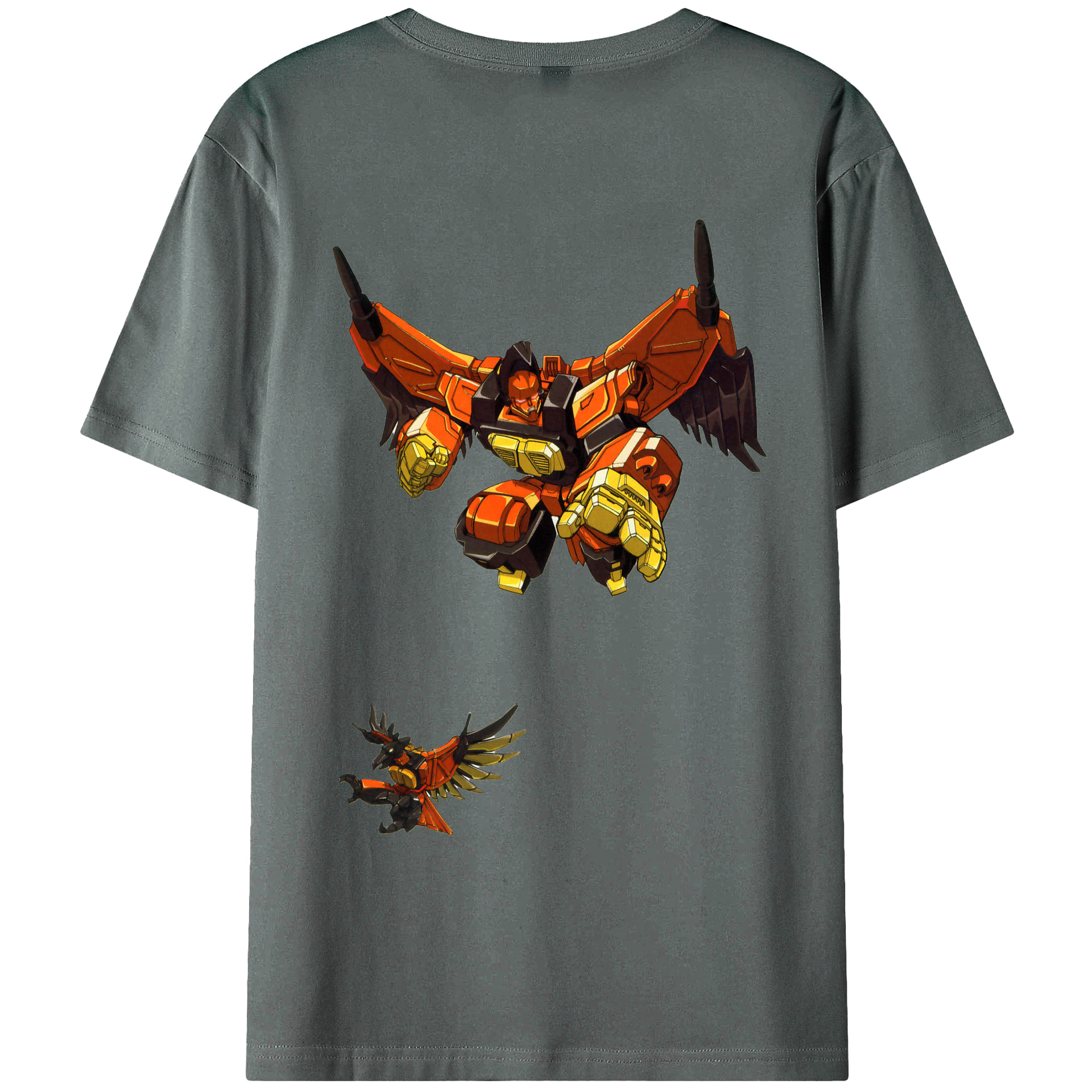 （画像用）  綿100％ メンズ半袖Tシャツ（バックプリント） 通気性